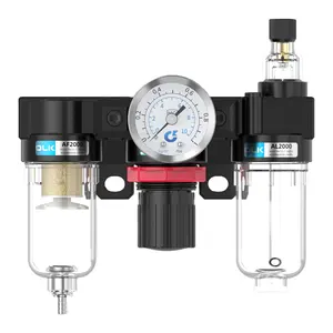 OLK AC BC series Triple piece Air source processor Filter Pressure reducing valve Oil mist lubricator Source Treatment Unit
