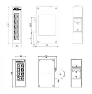 New 2891001 FL <b>SWITCH</b> SFNB 5TX Full-Duplex LACP Industrial <b>Ethernet</b> <b>Switch</b> 5xTP RJ45 10/100Mbps for in Stock - Product Image 2