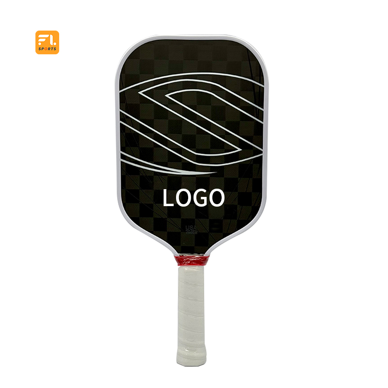 OEM Pickleball Весло USAPA приемлемая углеродная волокнистая сотовая сердцевина и полипропиленовая ракетка с индивидуальным цветом