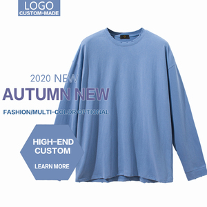 Autunno O collo <span class=keywords><strong>manica</strong></span> <span class=keywords><strong>lunga</strong></span> Soild Color Streetwear Casual <span class=keywords><strong>uomo</strong></span> <span class=keywords><strong>manica</strong></span> <span class=keywords><strong>lunga</strong></span> Plus Size T-Shirt da <span class=keywords><strong>uomo</strong></span> maglietta vuota - Product Image 5