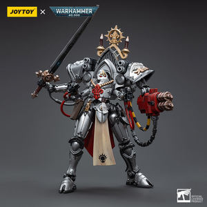 JOYTOY Dark Source para 40K Silver White Mortal Cloak Order Model Armor Nun Corone 1:18 National Creation Resin Nuevo Frozen - Product Image 4