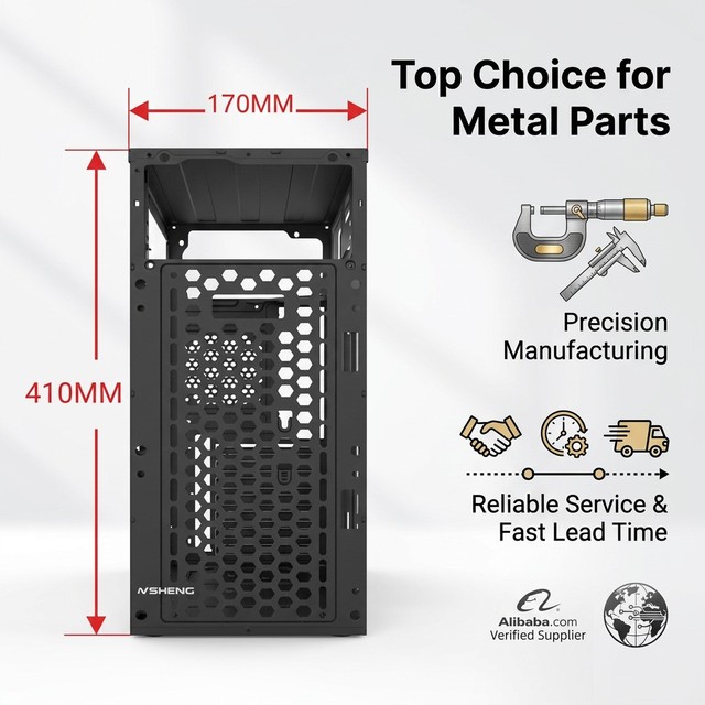 Mid Tower Office Computer Case Wholesale Micro ATX Office PC Case OEM Computer Cases & Towers Desktop Chassis for PC Parts