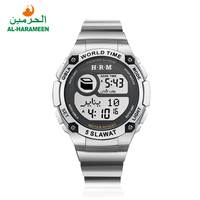 Jam Alarm Digital Azan Kiblat Islam Model Baru HA-6514