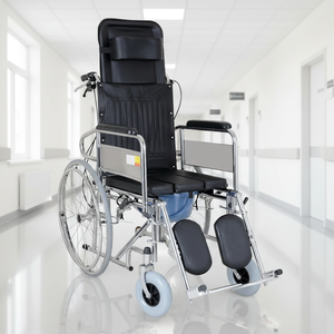 รถเข็นคนพิการแบบพับได้ XINENTE ปรับเอนนอนได้เต็มที่ พร้อมระบบล็อคแม่เหล็ก ทนทาน น้ำหนักเบา เหมาะสำหรับหลังผ่าตัด/การบาดเจ็บกระดูก - Product Image 1