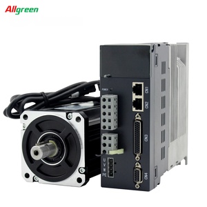 A4 allgreen 220V 3/4A 750/1000W ชุดควบคุมขับมอเตอร์เซอร์โว AC 2000/2500/3000RPM 2.4/3.5/4.0N - Product Image 1