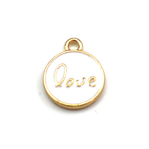 Pendentif Cœur Rond en Alliage de Zinc avec Effet Goutte d'Huile pour la Fabrication de Colliers et Accessoires DIY - Product Image 5