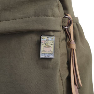 7款塔罗牌食品胸针定制咖啡红酒甜甜圈披萨翻领徽章软珐琅别针 - Product Image 3