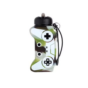 New Design BPA Free Game Shape Collapsible Silicone Water Bottles Thermal Insulation Applicable for Camping Travel Unisex - Product Image 3