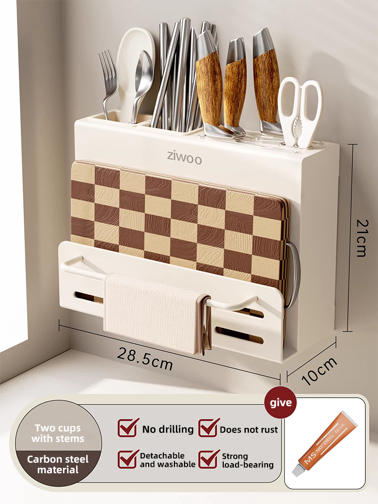 Multi-function knife holder storage rack