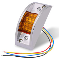 Nouveau ambre LED 12V 24V feu de gabarit latéral rouge blanc feux latéraux pour camions et remorques accessoires de lumière de voiture