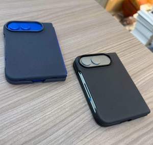 Étui de téléphone portable magnétique antichoc en TPU PC à texture tissée de haute qualité pour iPhone Duo - Product Image 4