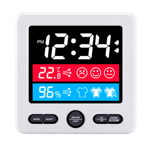 Alarme horloge thermomètre numérique affichage confort thermomètre hygromètre intérieur - Product Image 2