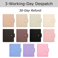 Yihe nouveau or Rose spirale A5 35MM anneau en relief doux galet cuir classeur planificateur/couverture pour cahier/planificateur/Ringbook