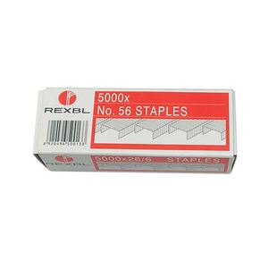 Vente d'usine 26/6 Métal N° 10 Agrafes Standard 5000 Pièces/Boîte, Boîte Colorée, Fournitures de Reliure pour Bureau - Product Image 4