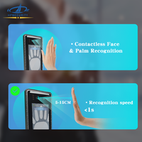HFSecurity FR05, Control de Acceso Biométrico con Reconocimiento Facial y de Tarjetas, 5 Pulgadas, Registro de Asistencia con Código QR, POE Integrado