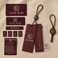Étiquette de vêtement personnalisée OEM, étiquette de marque tissée et imprimée pour accessoires de mode, service tout-en-un