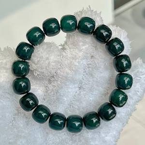 Vente en gros de bracelet papillon en jade blanc naturel racine de bodhi de boutique de perles rares violettes dégradées de perles de chapelet - Product Image 3