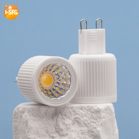 Lámpara LED de Cristal Cerámica de 3 Vatios, Regulable, AC 230V, Ra80, Reflector de 38 Grados, Sin Parpadeo, Foco G9, Residencial
