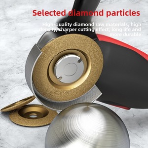 Disco Abrasivo Diamantato Brasato BEILI, <span class=keywords><strong>Mola</strong></span> <span class=keywords><strong>per</strong></span> <span class=keywords><strong>Smerigliatrice</strong></span> Angolare ad Alta Durezza <span class=keywords><strong>per</strong></span> Ghisa Grigia e Acciaio Inossidabile - Product Image 3