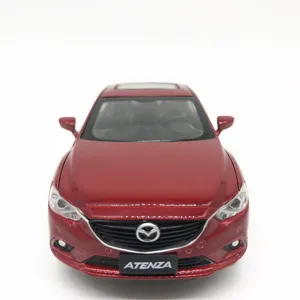 BY 1:32 Mazda Atenza Model kendaraan logam campuran, ornamen simulasi Modelo Diecast mobil paduan Model