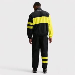 Retro <strong>90s</strong> Color Block <strong>Tracksuit</strong> 2 Piece Set Men Zip up Windbreaker Jacket Stand Collar Elastic Cuff Joggers ODM Production - Product Image 2