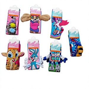 Chaussettes douillettes pour femmes et filles, chaussettes pantoufles à motif <span class=keywords><strong>chat</strong></span>, chaussettes de sol fantaisie 3D, chaussettes épaisses et chaudes en tricot créatif - Product Image 3
