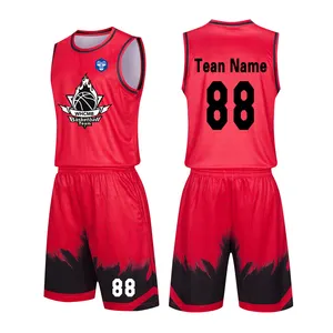 good quality Custom sports sublimation basketball uniform clothes men basketball jersey with latest polyester fabric mens basket