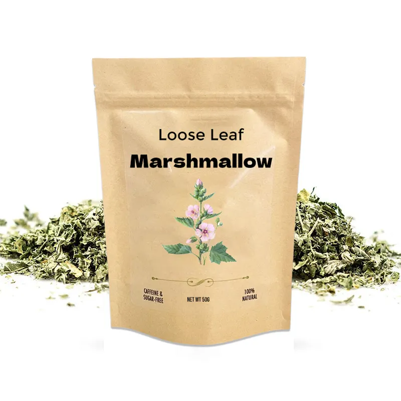 OEM teh Herbal daun marshmallow untuk memotong asap daun marshmallow longgar merokok herbal