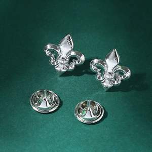 中空の小さな金メッキブローチ メンズシャツバックル 蜂の襟飾り 韓国風 ウェディングスーツシャツアクセサリー 跨境販売 - Product Image 4