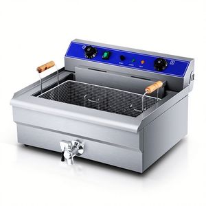 Friteuses industrielles en acier inoxydable, à <span class=keywords><strong>gaz</strong></span> <span class=keywords><strong>propane</strong></span> GPL, pour usage commercial et professionnel, pour boulangerie, mélangeur, air, empanadas maison - Product Image 4