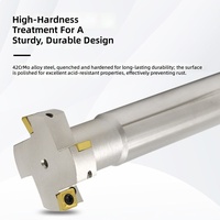 Porte-fraise CNC indexable HTS pour rainures en T D16/18/20/25MM, support de fraise à trois faces pour centre d'usinage
