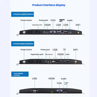 Monitores LED USB de Alta Definición Completa de 20, 21.5, 23, 23.8 y 24 Pulgadas para PC, Pantallas Táctiles Android Linux, Serie Empresarial Vertical, Nuevo