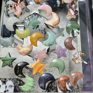 Piedras Curativas de Cristal Natural Kindfull: Amatista, Cuarzo Rosa y Cuarzo Lunar Pulido - Tendencia de Moda - Product Image 2