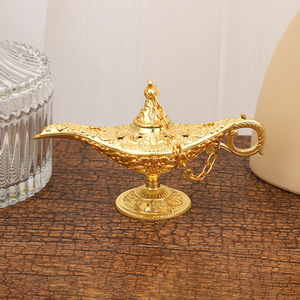Lámpara Mágica <span class=keywords><strong>Antigua</strong></span> de Metal, Modelo Wishing Light, Regalo, Decoración Artesanal Retro Europea, Adornos Creativos - Product Image 4