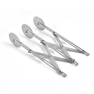 Herramienta de cocina profesional de acero inoxidable 3/5/7 ruedas cortador de <span class=keywords><strong>Pizza</strong></span> multifuncional rodillo de masa diseño ergonómico <span class=keywords><strong>Pizza</strong></span> - Product Image 4