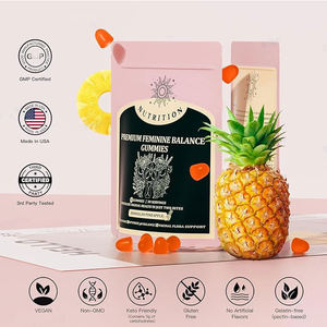 Premium <span class=keywords><strong>Hawaiian</strong></span> ananas lezzet kadınsı denge Gummies bağışıklık desteği yetişkinler için PH dengesi beslenme takviyeleri - Product Image 3