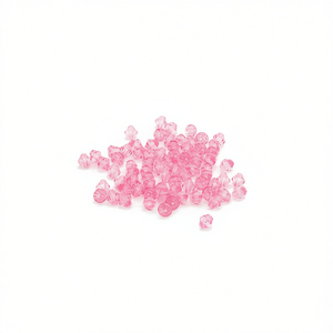 Ilan Abalorios Perline Biconiche Sfaccettate Rosa Chiaro 8mm 15g - Product Image 2