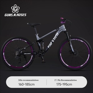 Bicicleta de Montaña MTB de <span class=keywords><strong>27.5</strong></span>/<span class=keywords><strong>26</strong></span> Pulgadas con Suspensión Trasera para Adultos, con Freno Hidráulico para Descenso y Todoterreno, Modelo 120Firework con Campana <span class=keywords><strong>en</strong></span> la <span class=keywords><strong>Rueda</strong></span> Trasera - Product Image 6