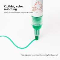 Acrylique Permanent Imperméable Non-Fading Retouche Réparation Tissu Stylo Plastique Graffiti Marqueur pour Textile Vêtements Vêtement