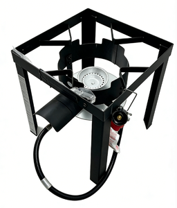 Réchaud à gaz portable en fonte légère pour extérieur, 50000 BTU, robuste, équipé d'un régulateur de pression manuel 10 PSI - Product Image 1