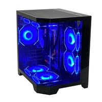 Pcooling Boîtier pour PC de jeu personnalisé Boîtier d'ordinateur blanc Boîtier vide pour PC de jeu Matx Itx