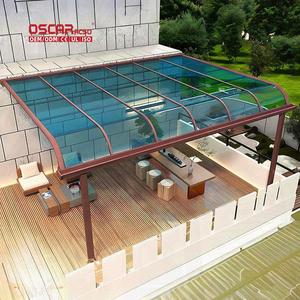 Auvent de porte d'entrée en polycarbonate sur mesure, abri d'extérieur pour patio, balcon, véranda, jardin - Product Image 1