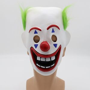 Máscara de payaso de media cara de látex, accesorio para disfraz de Halloween, talla única - Product Image 1