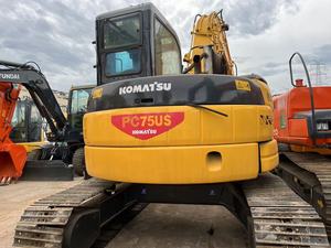 Excavadora usada KOMATSU PC75US de movimiento suave para proyecto de reparación municipal - Product Image 2