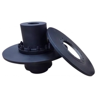 Accouplements à mâchoires OEM pour équipements industriels lourds personnalisables WGP, accouplement flexible en caoutchouc, accouplement rigide en acier, tambour en acier, disque d'engrenage