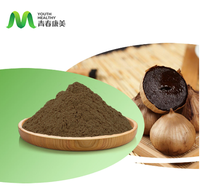 Poudre d'ail noir fermenté de Chine en vrac, extrait d'ail noir en sachet