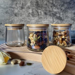Couvercles de pots de yaourt Yukmin en bois de bambou naturel avec bagues d'étanchéité en silicone et étiquette de bouteille de yaourt, pour pots de yaourt Oui de 5 oz - Product Image 5