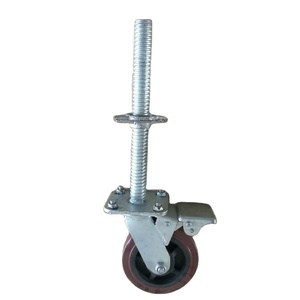 Pneu d'<span class=keywords><strong>échafaudage</strong></span> 6 "roulette de roue avec freins - Product Image 1