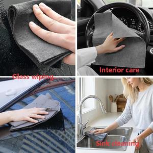 Chiffon de nettoyage magique premium pour vitres, sans traces, pour <span class=keywords><strong>pare</strong></span>-<span class=keywords><strong>brise</strong></span> et miroirs de voiture, en microfibre, pour le detailing automobile - Product Image 3