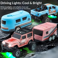 Mini-voiture RC de poche 2.4G personnalisée à l'échelle 1:64, ultra-compacte, pour drift sur bureau et tout-terrain, avec chargeur et câble USB